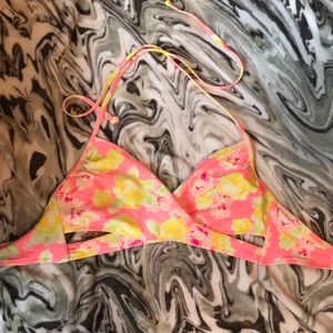 PINK bathing suit top only
